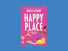 Buchcover "Happy Place: Urlaub mit dem Ex" von Emily Henry.