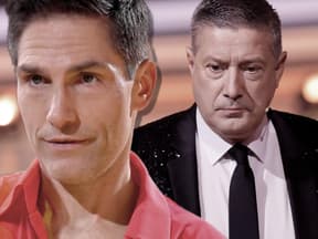 Christian Polanc guckt bei "Let's Dance" genervt, Joachim Llambi guckt ernst nach unten