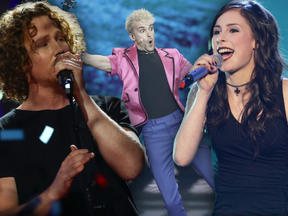 Montage: Die deutschen ESC-Teilnehmer Michael Schulte, Jendrik und Lena Meyer-Landrut