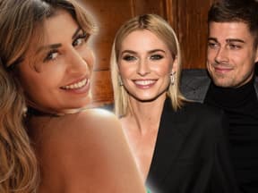 Eva Benetatou, Lena Gercke, Dustin Schöne glücklich