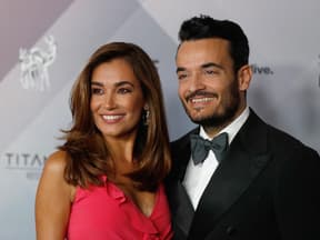 Jana Ina Zarrella und Giovanni Zarrella posieren beim Tribute to Bambi 2021