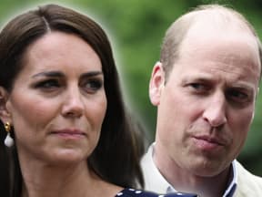 Prinzessin Kate und Prinz William ernst