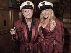 Hugh Hefner mit Ehefrau Crystal Hefner