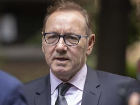 Kevin Spacey auf dem Weg zum Londoner Gericht