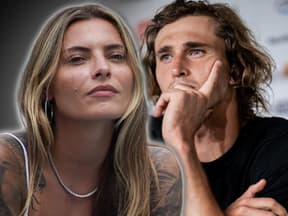 Sophia Thomalla und Alexander Zverev sehen ernst aus