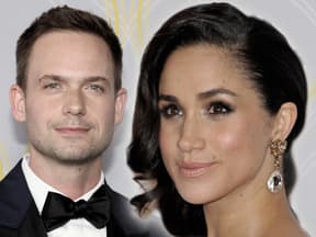 Patrick j. Adams und Herzogin Meghan. 