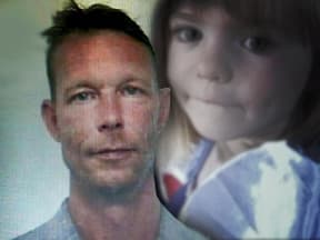 Christian B. und Maddie McCann verschwommen