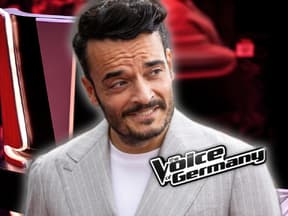 Giovanni Zarrella mit "The Voice of Germany"-Logo