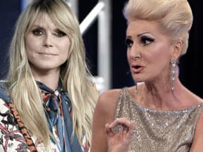 Heidi Klum ernst, Désirée Nick gestikuliert wütend