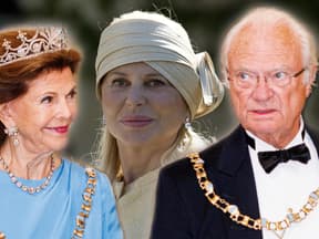 Königin Silvia, Eva O'Neill und König Carl Gustaf. 