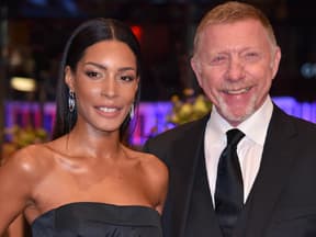 Lilian de Carvalho Monteiro und Boris Becker posieren zusammen