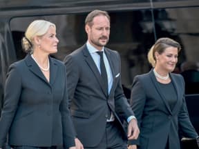 Prinz Haakon, Prinzessin Märtha Louise, Prinzessin Mette-Marit von Norwegen