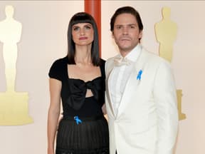 Felicitas Rombold und Daniel Brühl auf dem roten Teppich