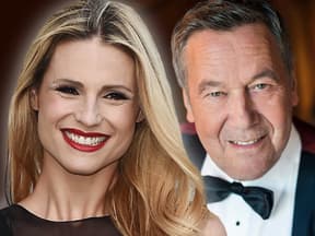 Collage Roland Kaiser und Michelle Hunziker