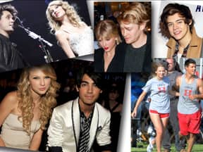 Taylor Swift und einige ihre Exfreunde, Collage