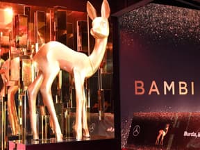 Bambi-Figur vor der Bambi-Verleihung in München