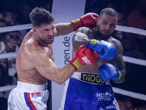 Aleks Petrovic und Diogo Sangre boxen bei "Fame Fighting"