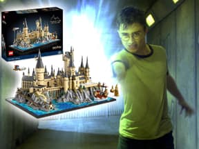 Harry Potter Schloss Hogwarts aus Lego