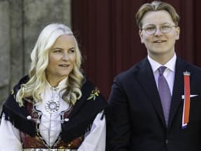 Prinzessin Mette-Marit und ihr Sohn Prinz Sverre Magnus.