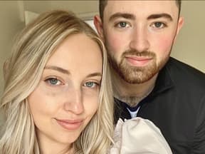 Luke Humphries mit seiner Freundin Kayley Marie Jones