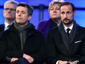 Prinz Frederik von Dänemark und Prinz Haakon von Norwegen. 