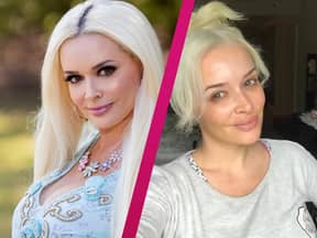 Daniela Katzenberger geschminkt und ungeschminkt