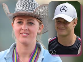 Gina-Maria & Mick Schumacher glücklich