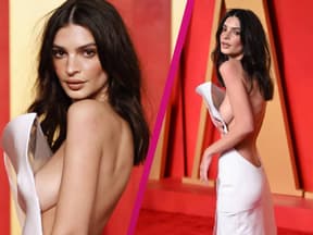 Emily Ratajkowski auf dem Red Carpet der "Vanity Fair Party" im Rahmen der Oscars