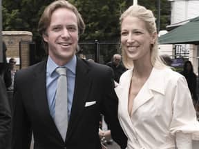 Lady Gabriella Windsor und Thomas Kingston lachen zusammen