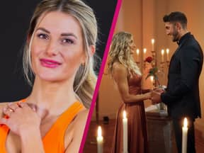 Rebecca in Sportkleidung & mit Dennis im "Bachelors"-Finale