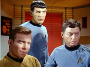 Raumschiff Enterprise, StarTrek, mit William Shatner, Leonard Nimoy und DeForest Kelley