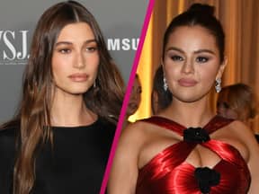 Hailey Bieber & Selena Gomez ernst, Collage