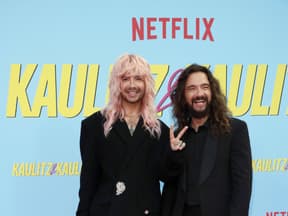 Bill und Tom Kaulitz auf dem roten Teppich ihrer Netflix-Premiere