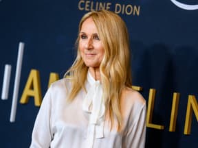 Céline Dion im weißen Kleid bei der "I Am: Céline Dion"-Premiere