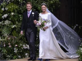 Hugh Grosvenor Olivia Henson bei ihrer Hochzeit am 7. Juni 2024