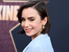 Lily Collins Haare