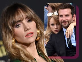 Suki Waterhouse traurig - im Hintergrund kuschelnd mit Bradley Cooper