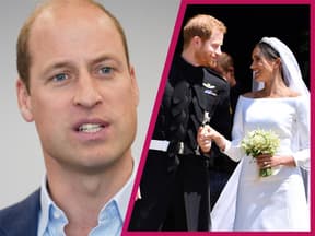 William sauer, Harry & Meghan strahlen bei ihrer Hochzeit