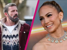 Jennifer Lopez und Ben Affleck mit Riss in der Mitte