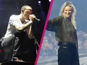 Collage Chester Bennington und Emily Armstrong