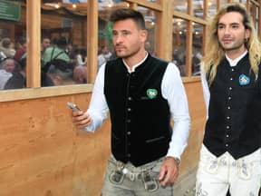 Marc Eggers und Bill Kaulitz auf dem Oktoberfest 2024