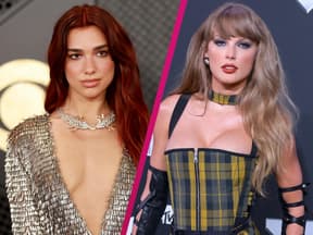 Dua Lipa und Taylor Swift ernst