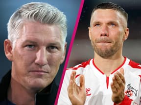 Schweinsteiger ernst, Podolski weint