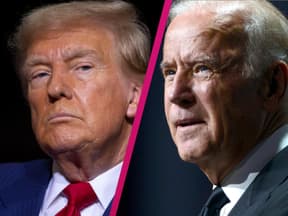 Collage Donald Trump und Joe Biden