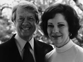 Jimmy Carter und Ehefrau Rosalynn Carter