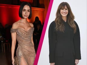 Lily Collins Julia Roberts lächeln