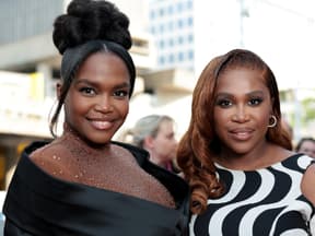 Oti und Motsi Mabuse posieren zusammen