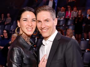 Christian Polanc mit Freundin Laura im Let's Dance Studio