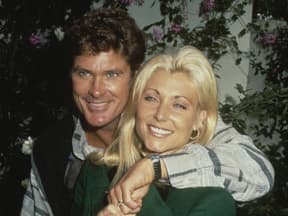 David Hasselhoff zusammen mit Frau (heute Ex-Frau) Pamela Bach