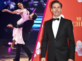 Leyla Lahouar tanzt bei Lets Dance, Christian Polanc schaut ernst rüber